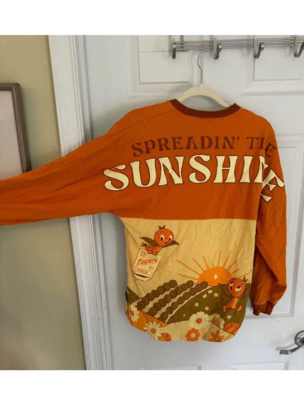 Disney Orange Bird Sunshine Epcot Flower Garden Festival Spirit Jersey XS - Picture 4 of 8